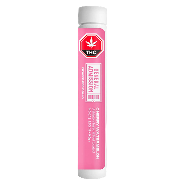 General Admission - Cherry Watermelon Distillate Infused Pre Roll