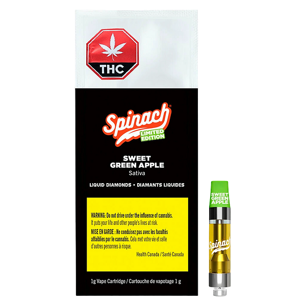 Spinach - Sweet Green Apple Liquid Diamonds Vape