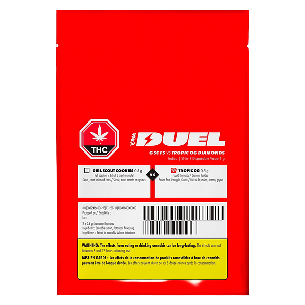 Versus - Duel Gsc Fs Vs Tropic Og Diamonds 2-in-1 Disposable Vape