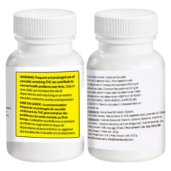 Eat Your Greens. - 1:1 Thc:Cbn Nighttime Soft Gels