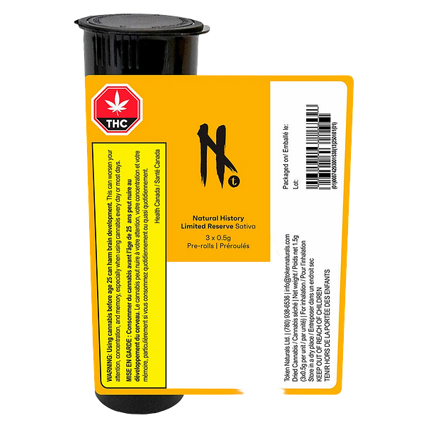 Natural History - Limited Reserve Sativa Pre Roll