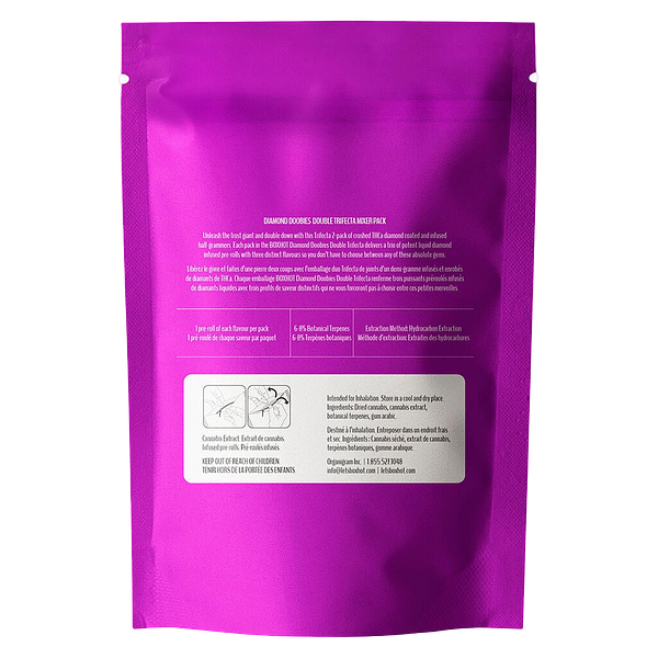 BOXHOT - Diamond Doobies - Double Trifecta Infused Pre Roll