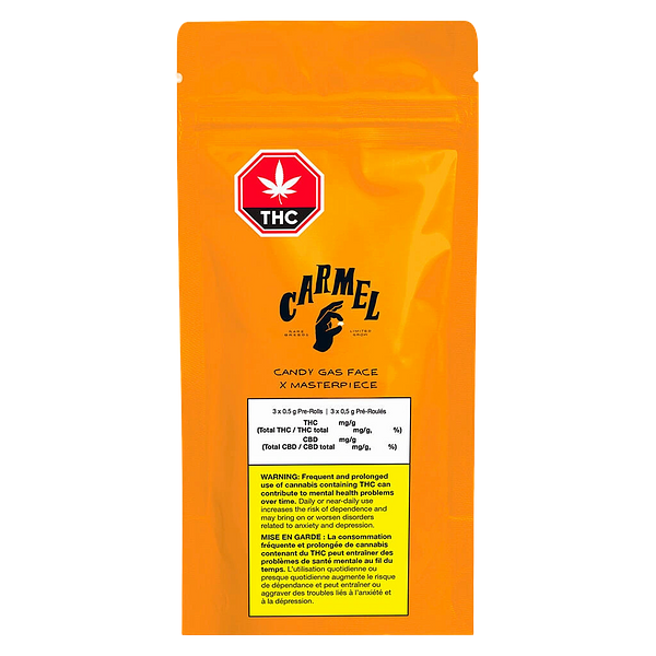 Carmel - Candy Gas Face x Masterpiece Pre-Roll
