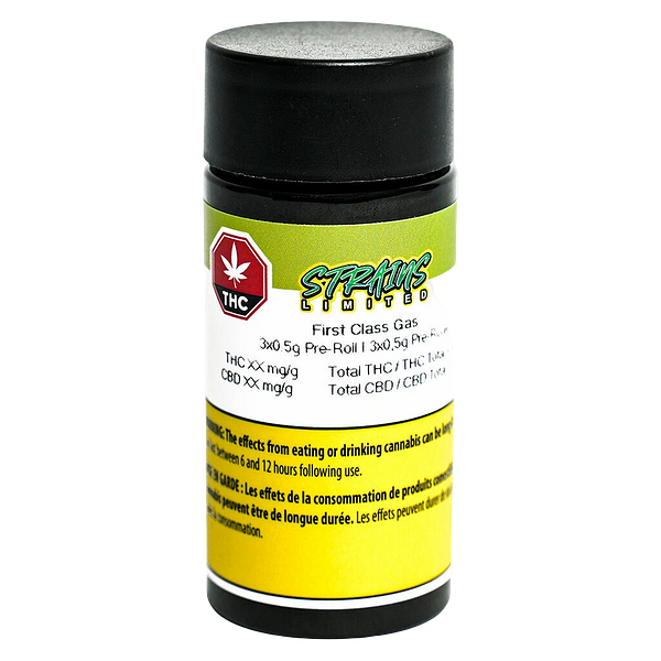 Strains Limited - First Class Gas Pre-Rolls