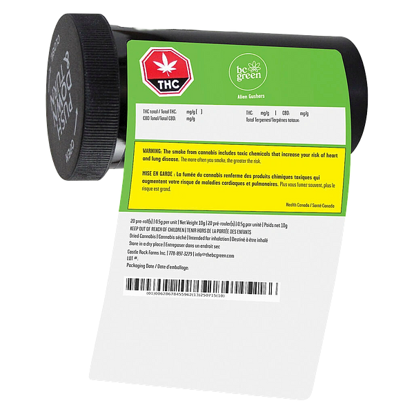 BC Green - Alien Gushers Pre-Roll