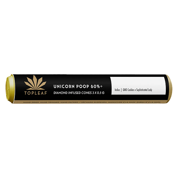 Top Leaf - Unicorn Poop 60+ Diamond Infused Cones