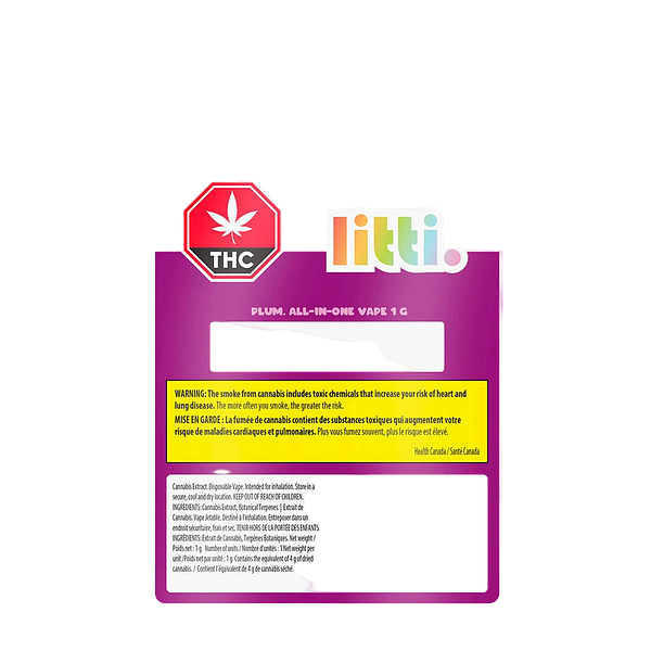 LITTI. - Plum Papi All In One Vape