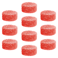 SHRED'EMS - Red Apple Peach Max10 Party Pack 100 Thc Gummies