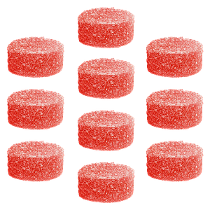 SHRED'EMS - Red Apple Peach Max10 Party Pack 100 Thc Gummies