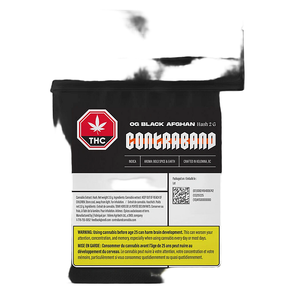 Contraband - Og Black Afghan Hash
