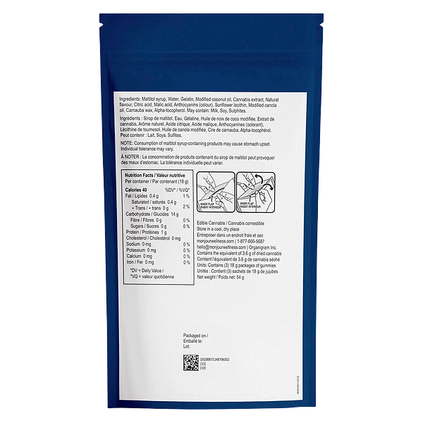 Monjour - CBN Bedtime Blueberry Lemon Multi-Pack