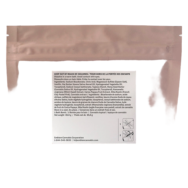 Noon & Night - Oat & Vanilla Fizz Bath Bomb