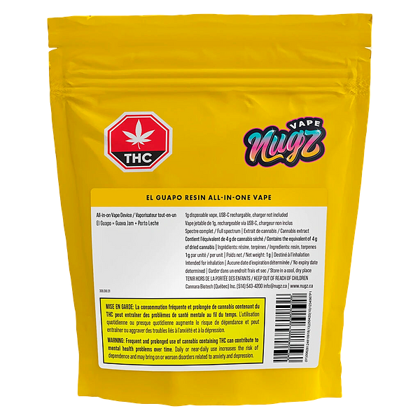 Nugz Vapes - El Guapo Resin All-in-one