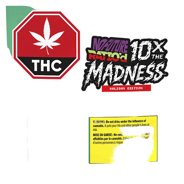 No Future - 10x the Madness: Ratio'd The 1:1 Baked Apple One CBD:THC