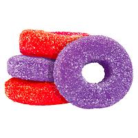 Olli O's - Sour Grape & Strawberry THC/CBC/CBD Soft Chews