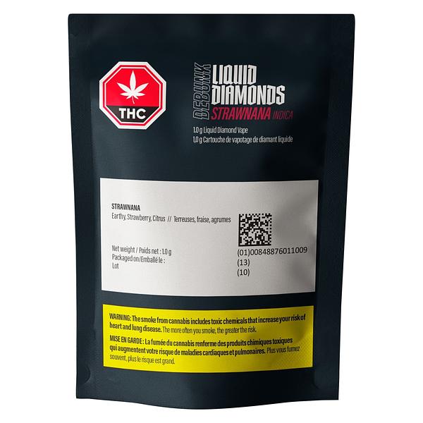 DEBUNK - Strawnana Liquid Diamonds 510 Thread Cartridge image 2