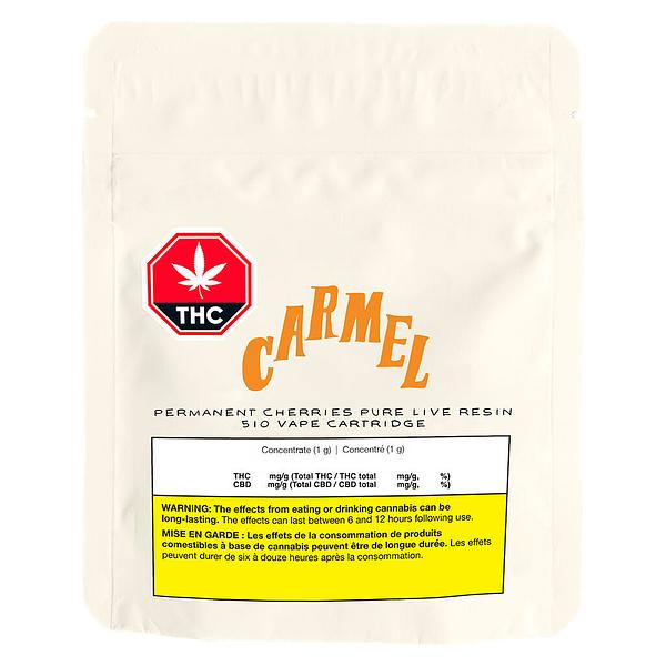 Carmel - Permanent Cherries Pure Live Resin 510 Thread Cartridge image 2