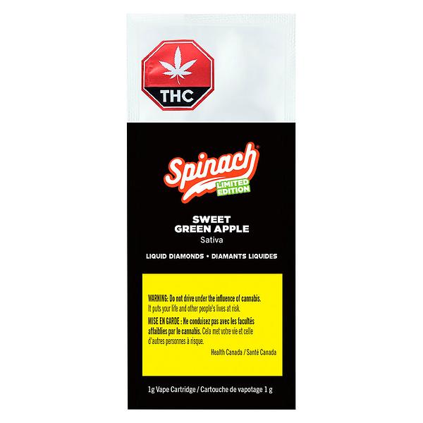 Spinach - Sweet Green Apple Liquid Diamonds Vape image 2