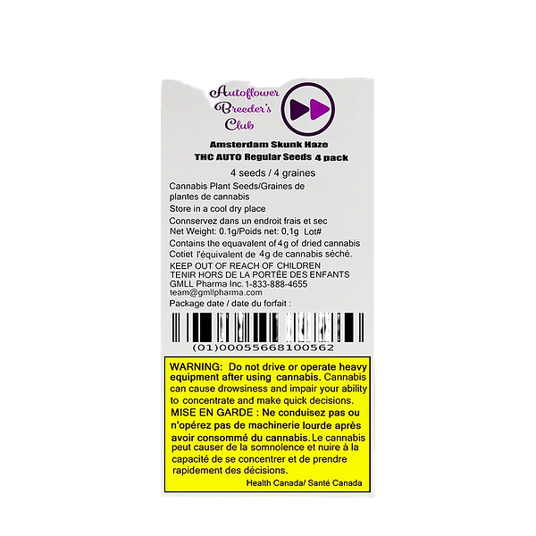 Autoflower Breeder's Club - Amsterdam Skunk Haze THC AUTO regular