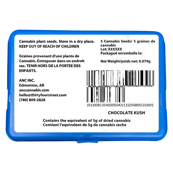 34 Street Seed Co. - Chocolate Kush