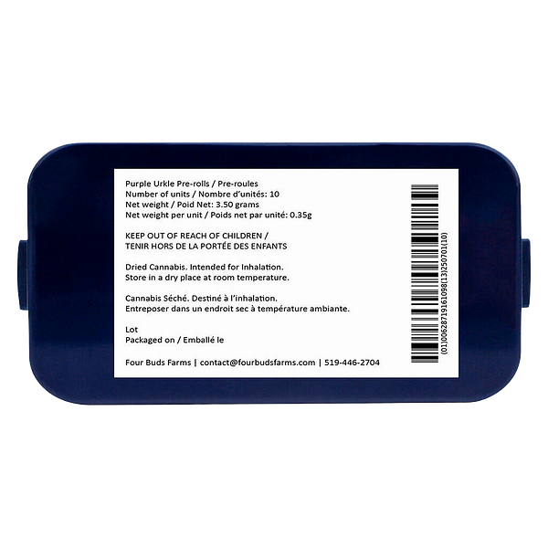 Four Buds Farms - Purple Urkle Pre-Roll