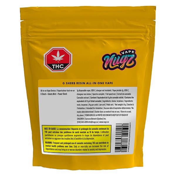 Nugz Vapes - G Sherb Resin All-in-one Vape image 2
