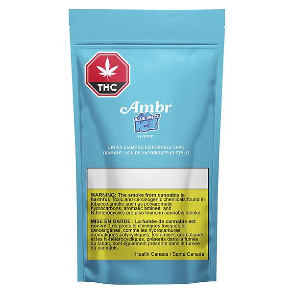 AMBR - Hybrid Blue Razz Ice Liquid Diamond Disposable image 2