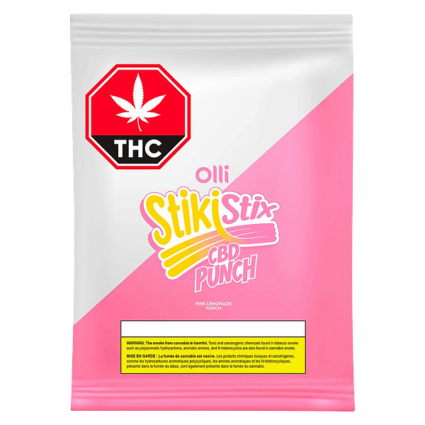 Olli StikiStix - 100 CBD Pink Lemonade Punch Gummy