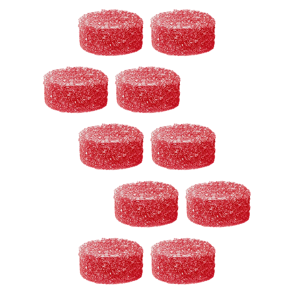 Edison Sonics - Red Razz Chiller Multi-Pack 50 THC:CBD Gummies