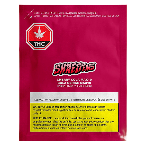 SHRED'EMS - Cherry Cola Party Pack 100 Thc Gummies
