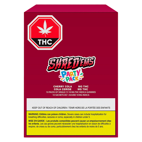 SHRED'EMS - Cherry Cola Party Pack 100 Thc Gummies