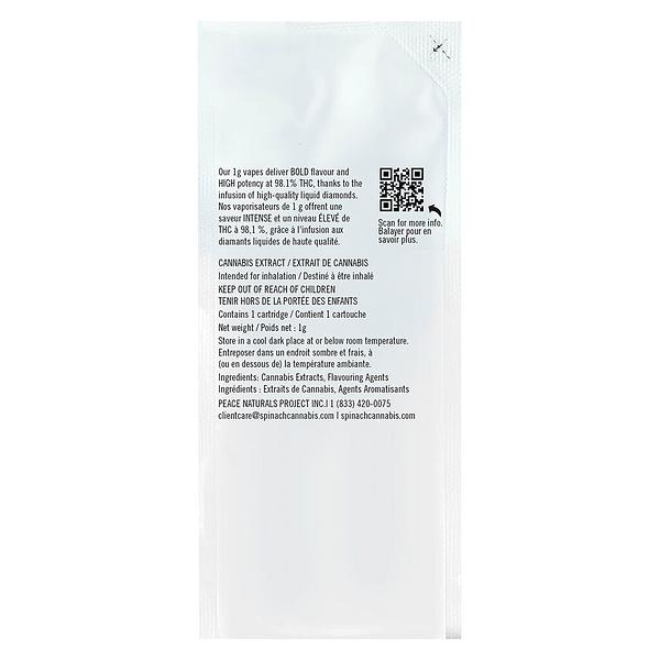 Spinach - Sweet Green Apple Liquid Diamonds Vape image 3