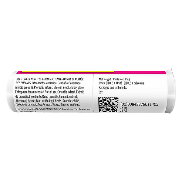 BOXHOT - Diamond Doobies - Dragon's Breath Infused Pre Roll