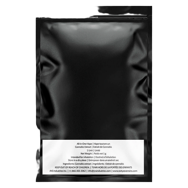 Sixty Seven Sins - Gas Face Cured Resin All In One Disposable Pen