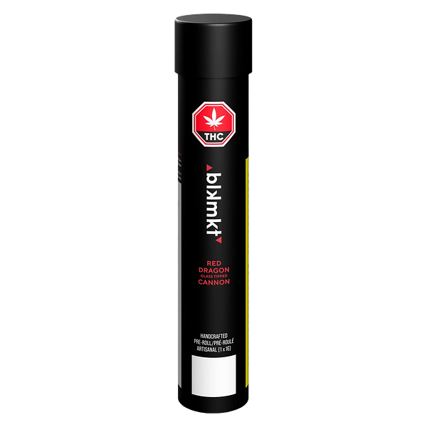 BLK MKT - Red Dragon Glass (Tipped) Cannon