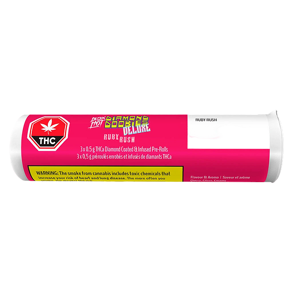 BOXHOT - Diamond Doobies Deluxe - Ruby Rush Infused Pre-Roll