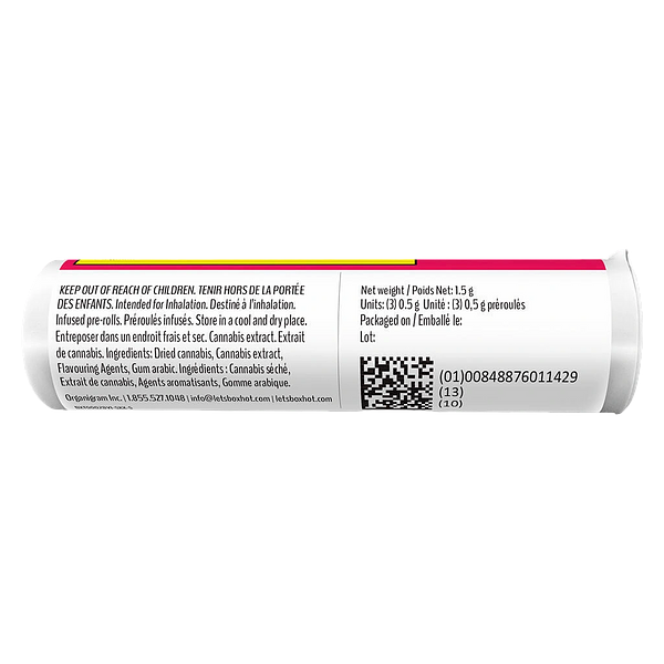 BOXHOT - Diamond Doobies Deluxe - Ruby Rush Infused Pre-Roll