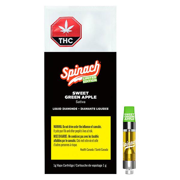 Spinach - Sweet Green Apple Liquid Diamonds Vape image 4