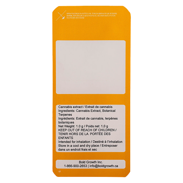 BOLD GLAZED - Juicy Pineapples Liquid Diamond 510 Thread Cartridge