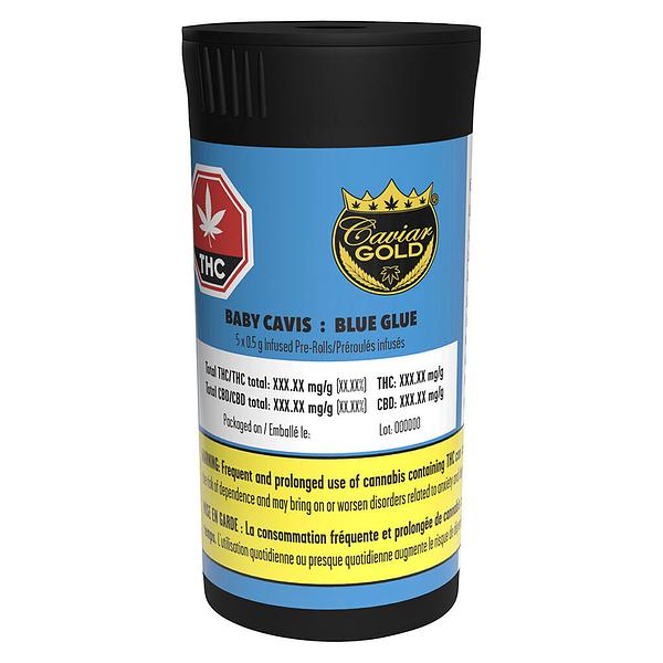 Caviar Gold - Baby Cavis - Blue Glue Infused Pre-Roll image 2