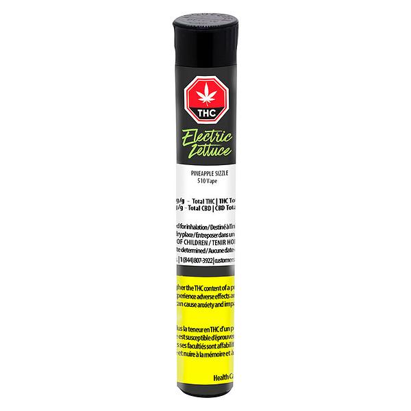 Electric Lettuce - Pineapple Sizzle 510 Thread Cartridge image 2