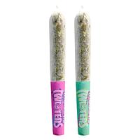 RIZZLERS - Twisters - Rainbow Booty + Bubba Bomb Infused Pre Roll