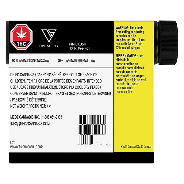DRK Supply - Pink Kush Pre-roll image 3