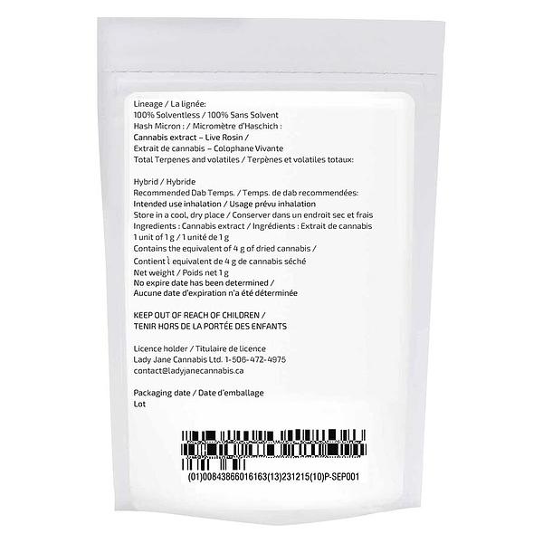 Sauce Rosin Labs - Live Rosin Seasonal Sweet Exotics Pack image 3