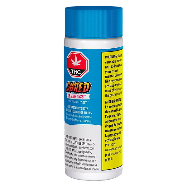 SHRED - Blue Razberry Shotz