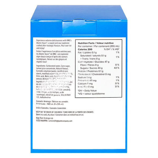 XMG Atomic Sours  - Blue Razz Lemonade