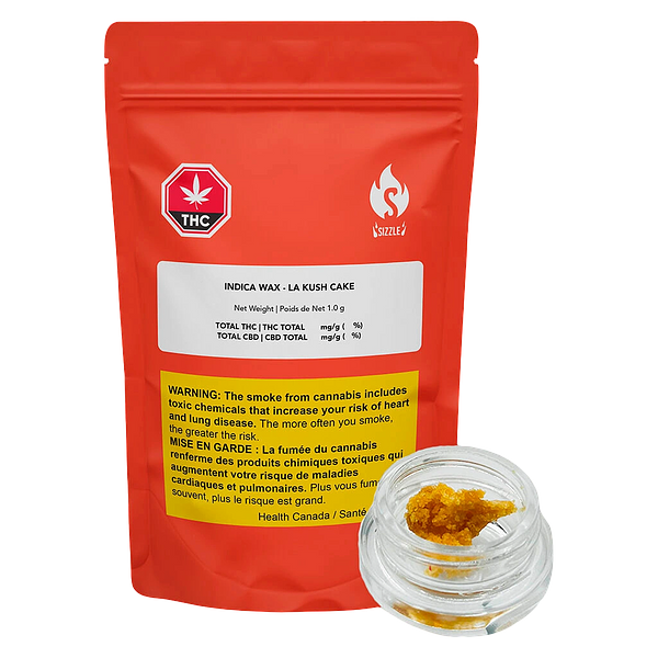 Sizzle - Indica Wax - L.A. Kush Cake