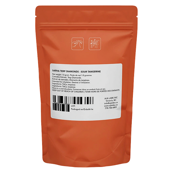 Sizzle Boosted - Sativa Terp Diamonds - Sour Tangerine