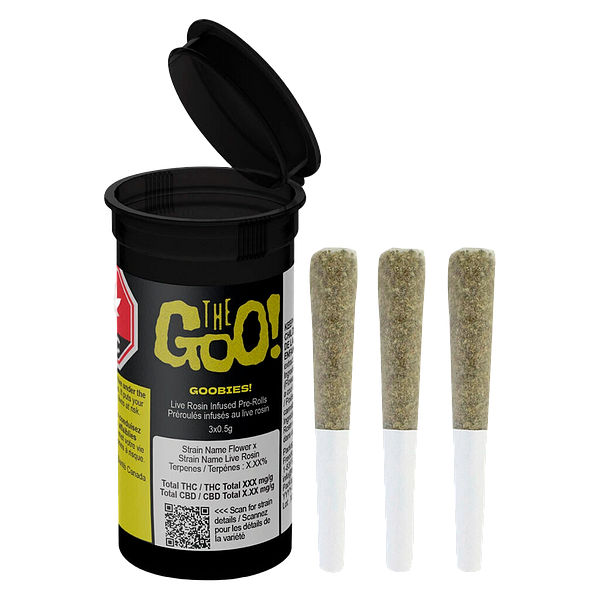 The Goo! - Goobies! Live Rosin Infused Pre-Roll