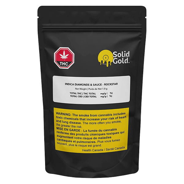 Solid Gold - Indica Diamonds & Sauce - Rockstar